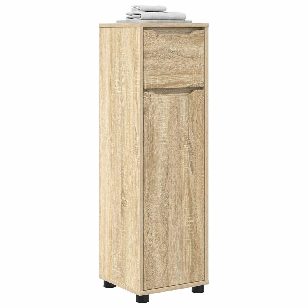 Badeværelsesskab Sonoma eg 30,5 x 30 x 101 cm Konstrueret træ