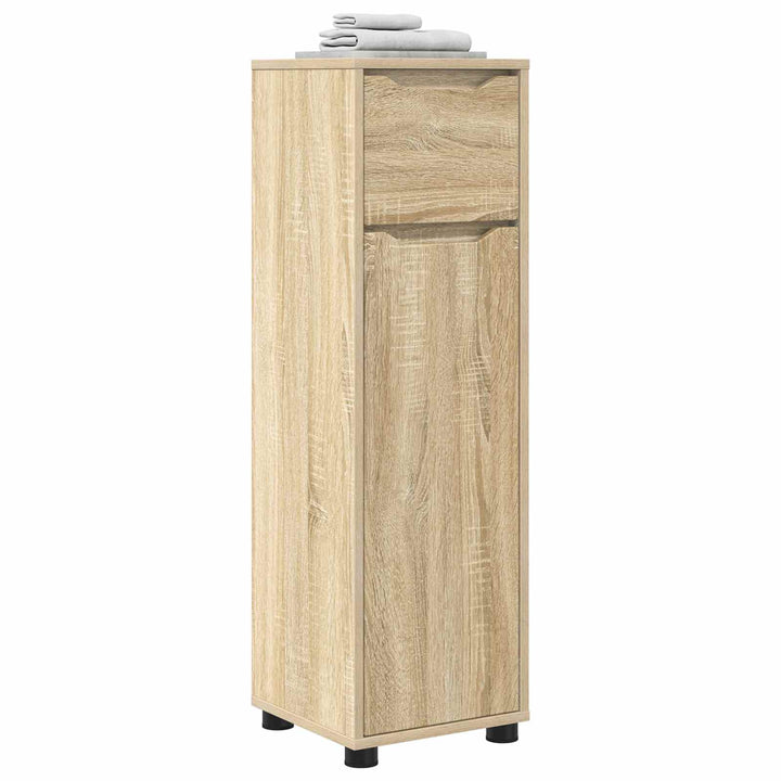 Badeværelsesskab Sonoma eg 30,5 x 30 x 101 cm Konstrueret træ