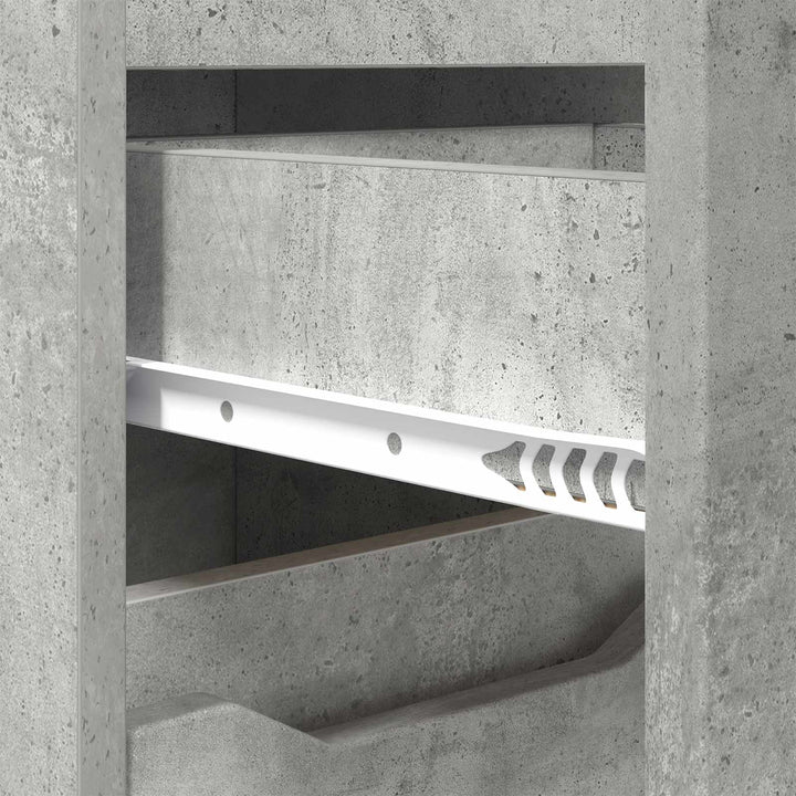 Badeværelsesskab Beton Grå 30,5 x 30 x 101 cm Konstrueret træ