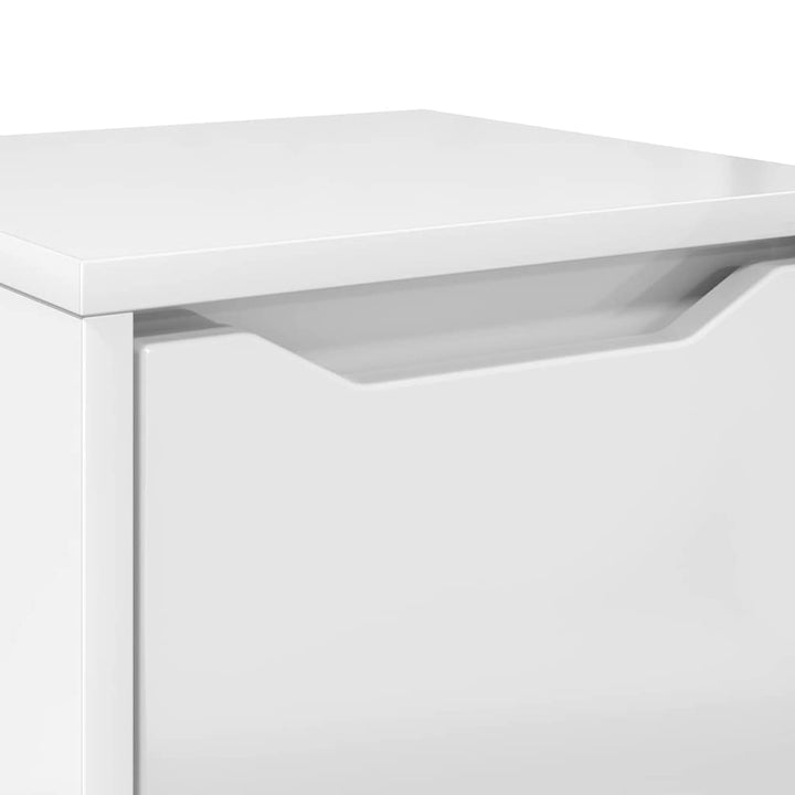 Badeværelsesskab Høj gloss hvid 30,5 x 30 x 101 cm