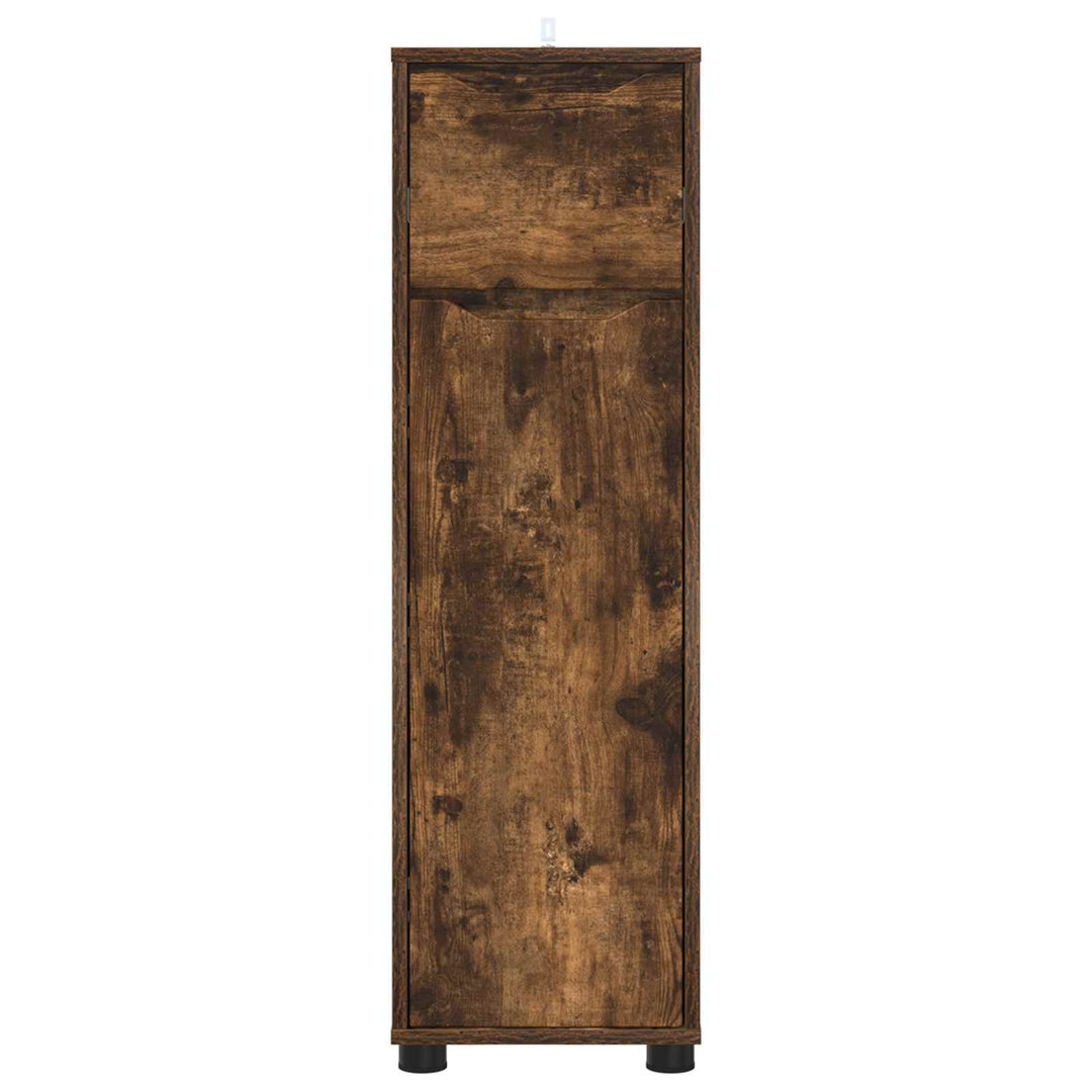 Badeværelsesskab Røget eg 30,5 x 30 x 101 cm Konstrueret træ