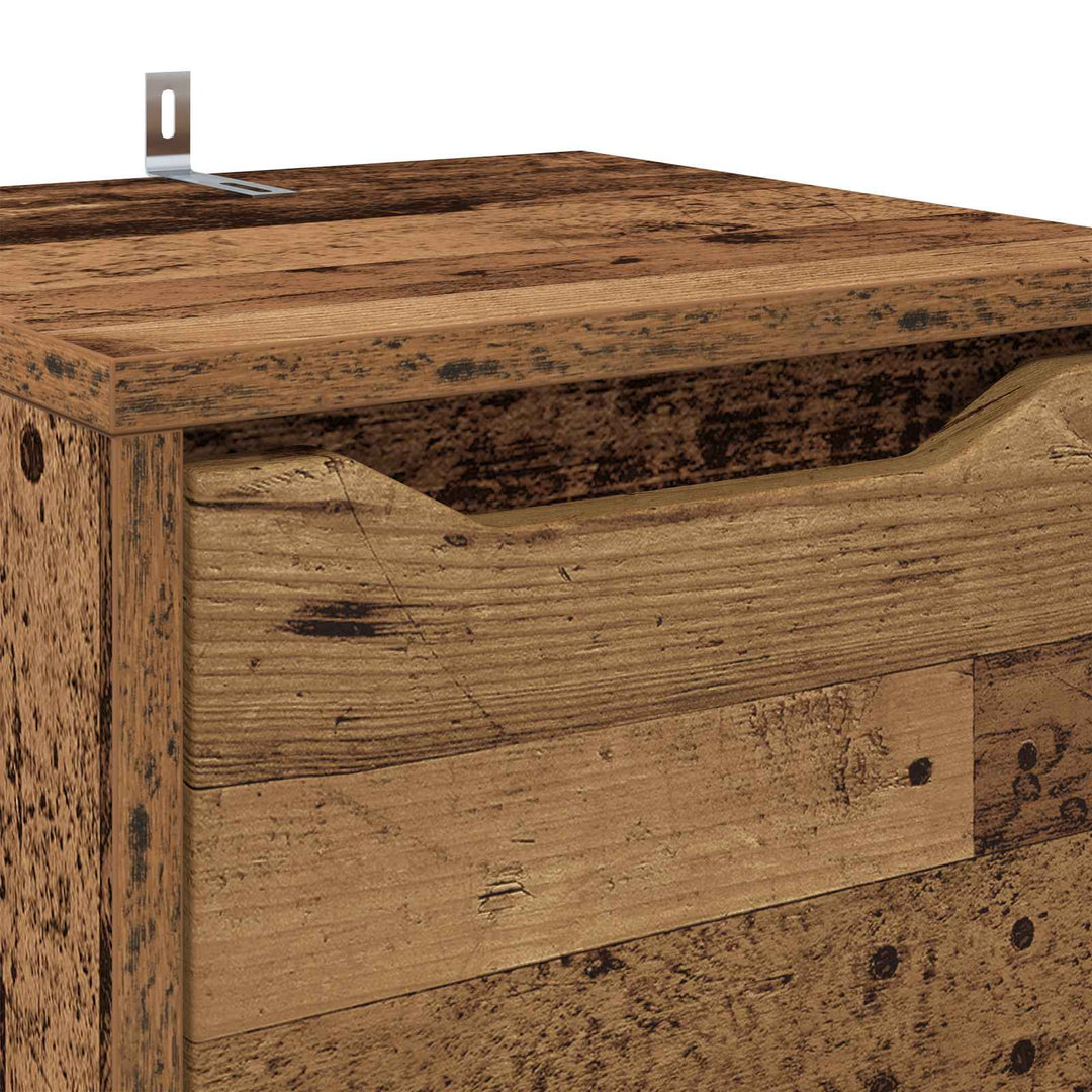 Badeværelsesskab Gammelt træ 30,5 x 30 x 101 cm Konstrueret træ