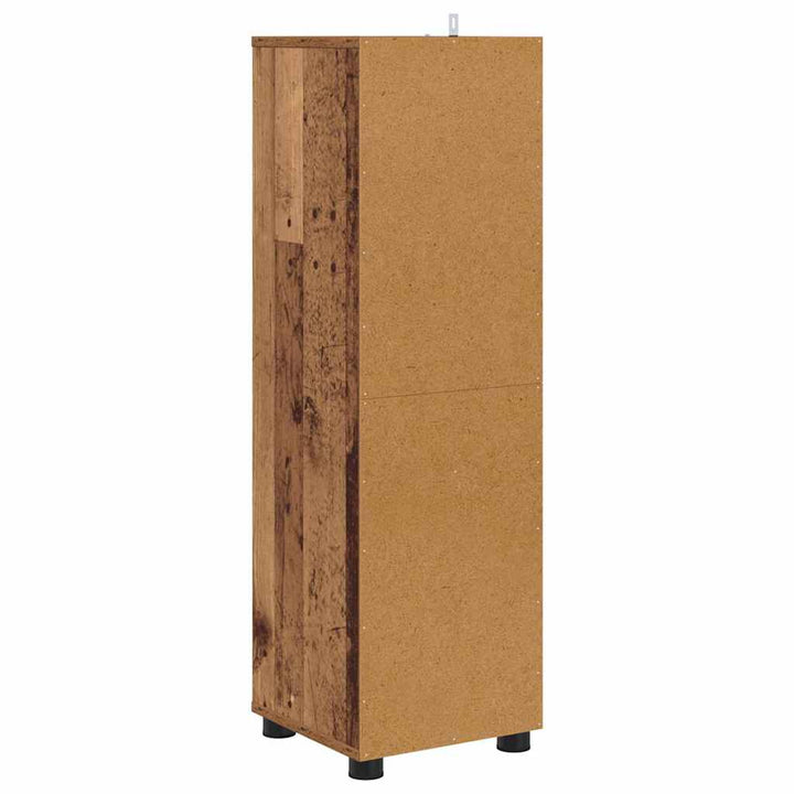 Badeværelsesskab Gammelt træ 30,5 x 30 x 101 cm Konstrueret træ