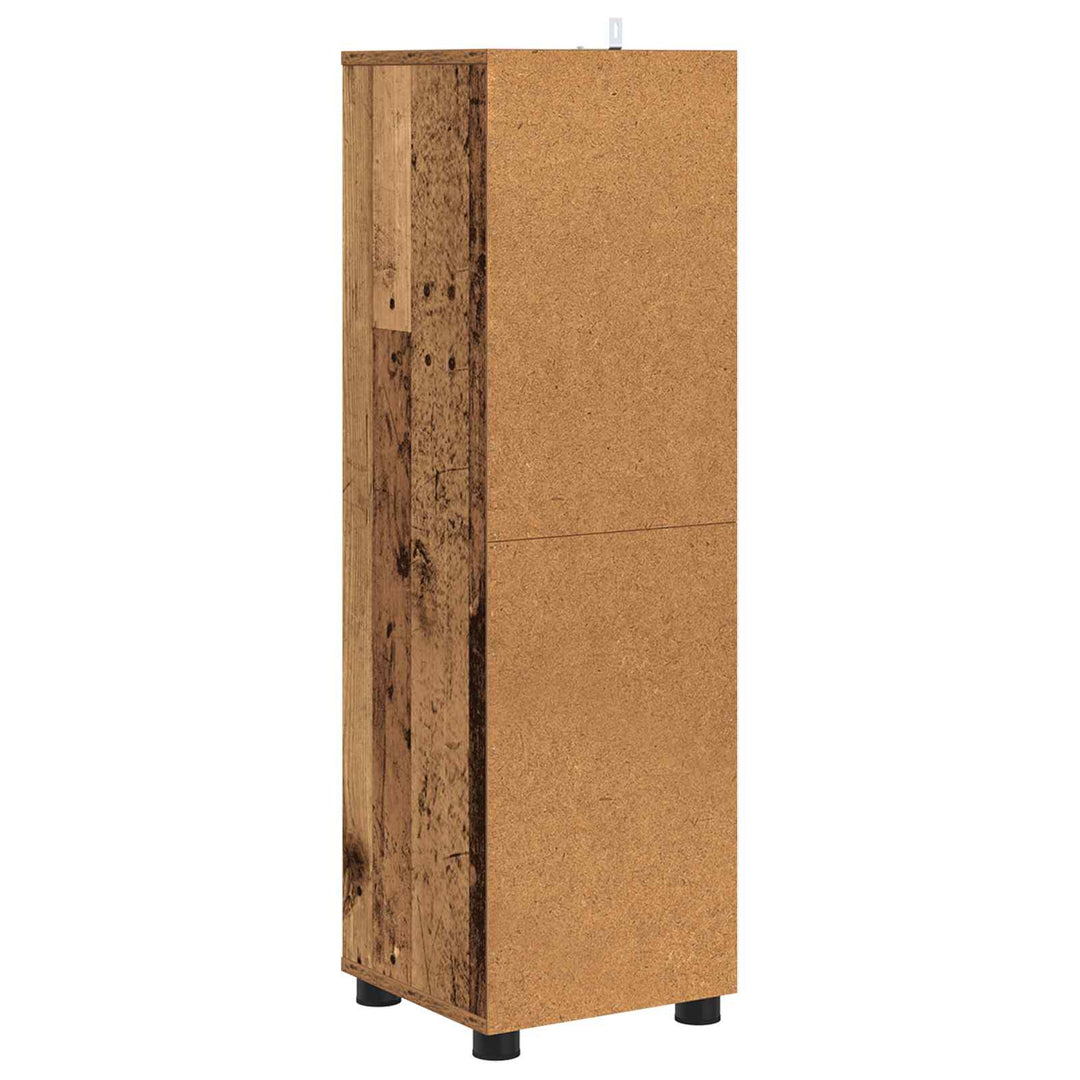 Badeværelsesskab Gammelt træ 30,5 x 30 x 101 cm Konstrueret træ
