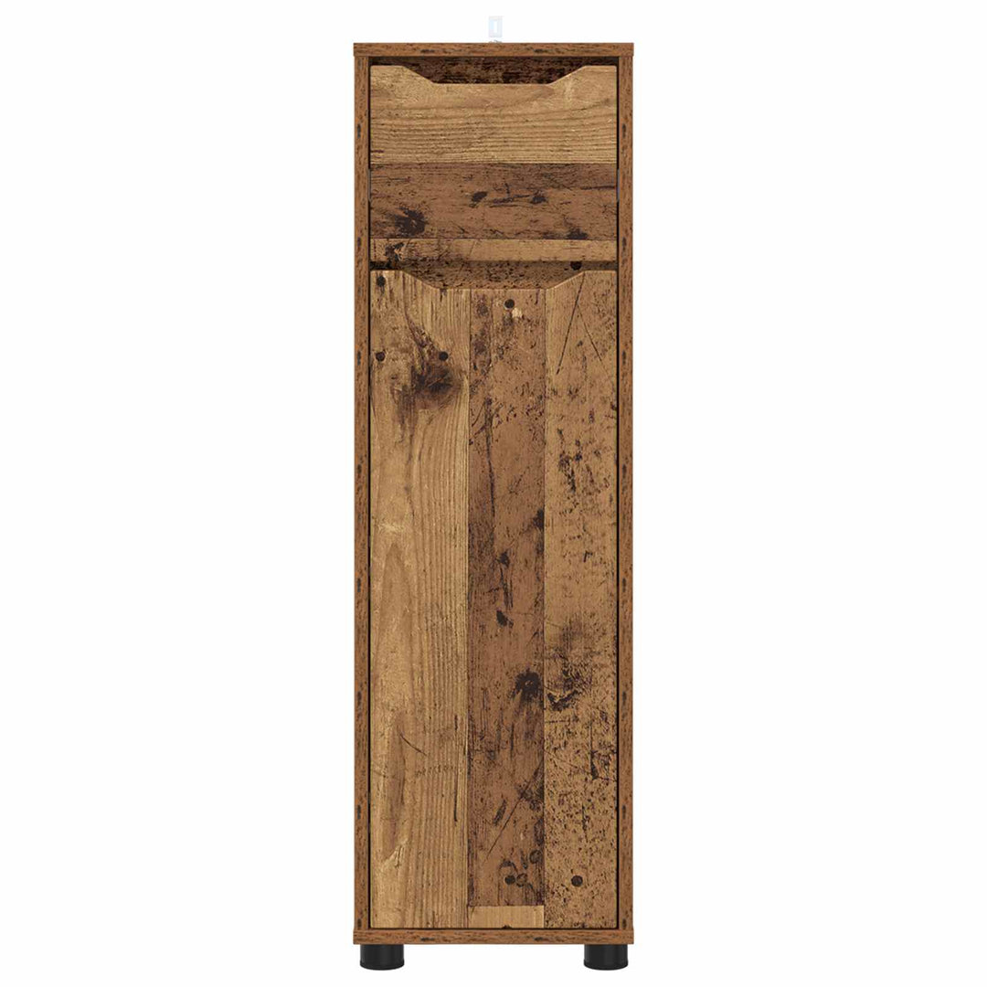 Badeværelsesskab Gammelt træ 30,5 x 30 x 101 cm Konstrueret træ