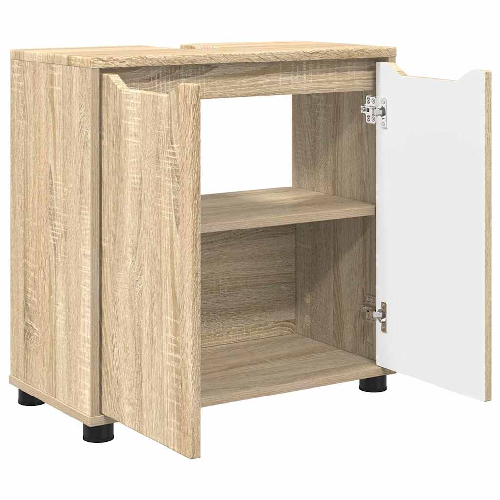 Badeværelse vaskeskab Sonoma eg 60 x 30 x 60 cm Konstrueret træ