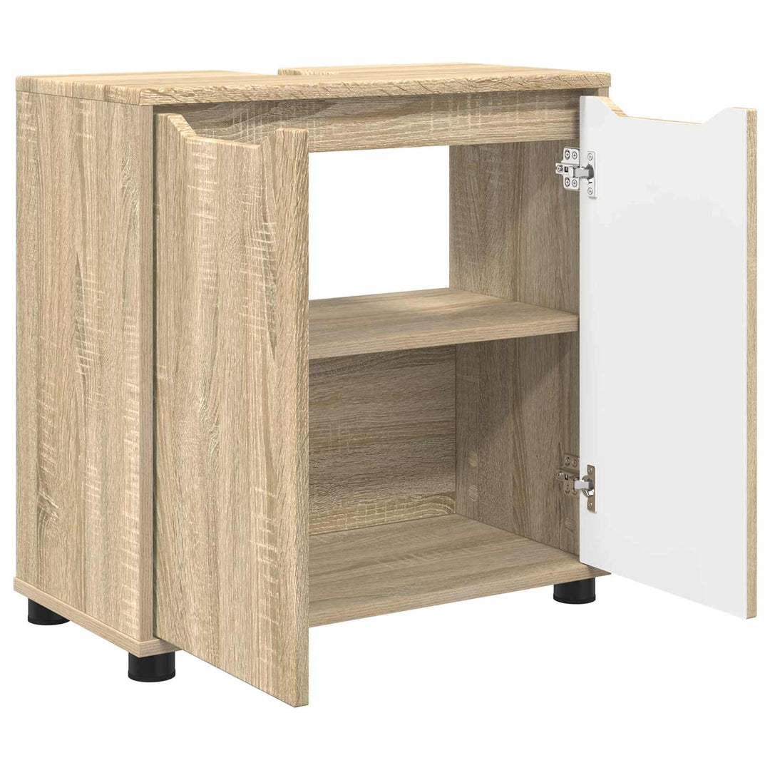 Badeværelse vaskeskab Sonoma eg 60 x 30 x 60 cm Konstrueret træ