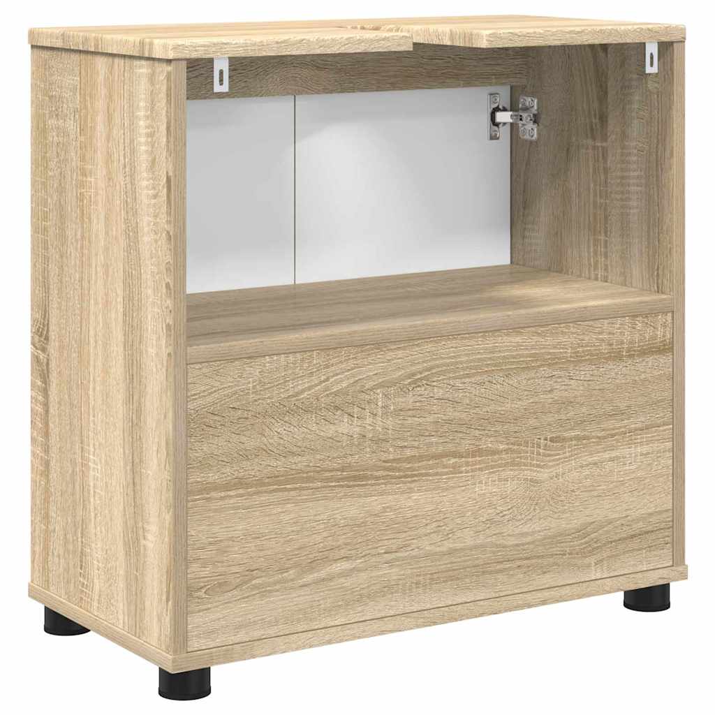 Badeværelse vaskeskab Sonoma eg 60 x 30 x 60 cm Konstrueret træ