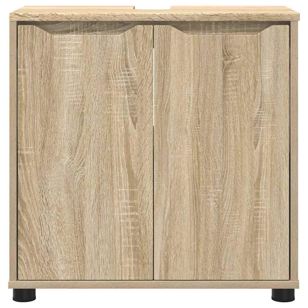 Badeværelse vaskeskab Sonoma eg 60 x 30 x 60 cm Konstrueret træ