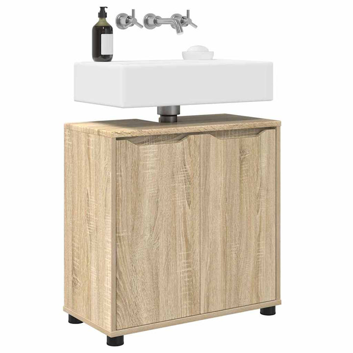 Badeværelse vaskeskab Sonoma eg 60 x 30 x 60 cm Konstrueret træ