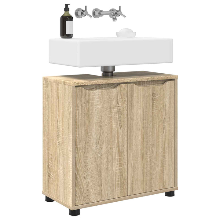 Badeværelse vaskeskab Sonoma eg 60 x 30 x 60 cm Konstrueret træ