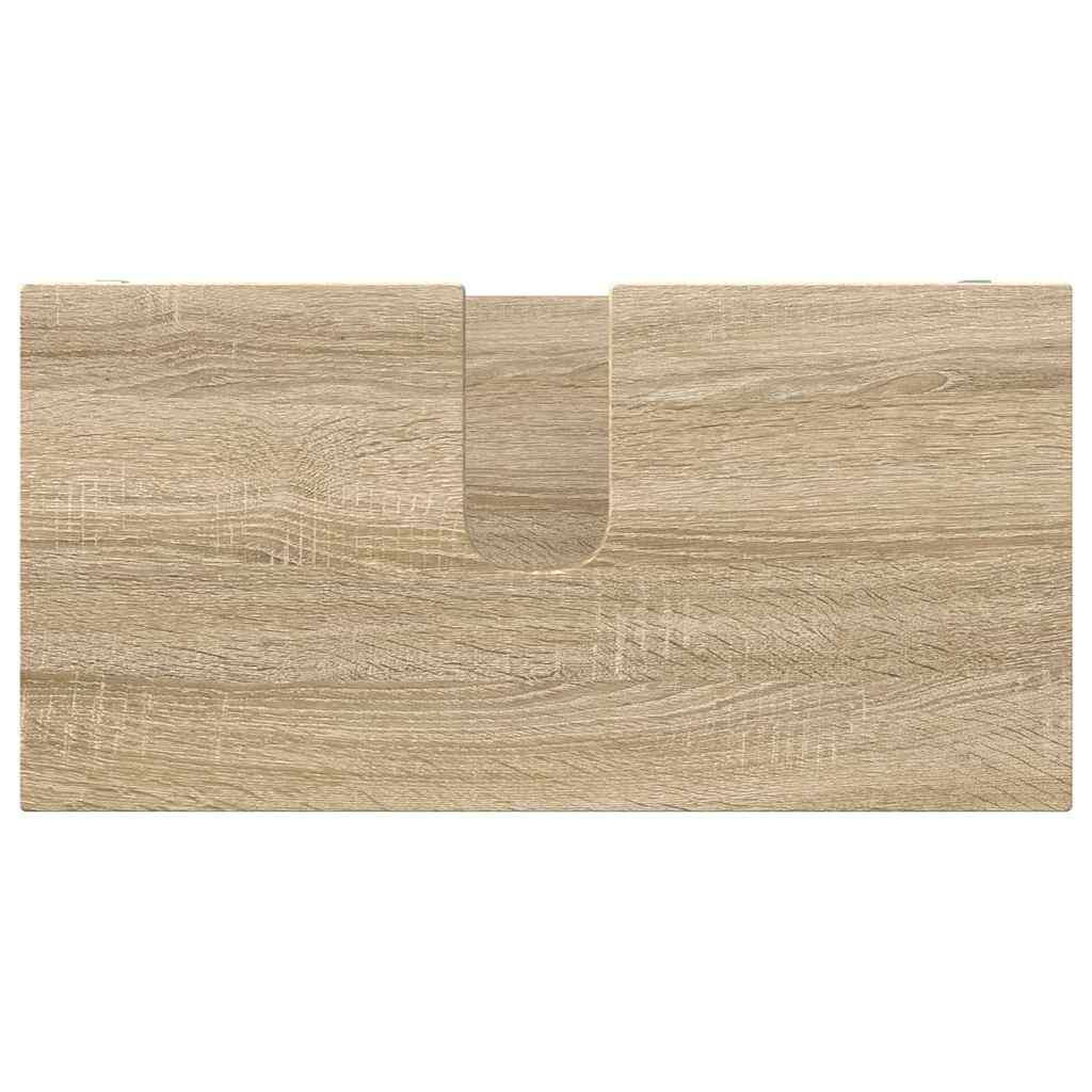 Badeværelse vaskeskab Sonoma eg 60 x 30 x 60 cm Konstrueret træ