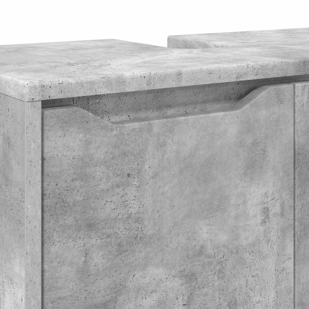 Badeværelse vaskeskab Beton Grå 60 x 30 x 60 cm Konstrueret træ