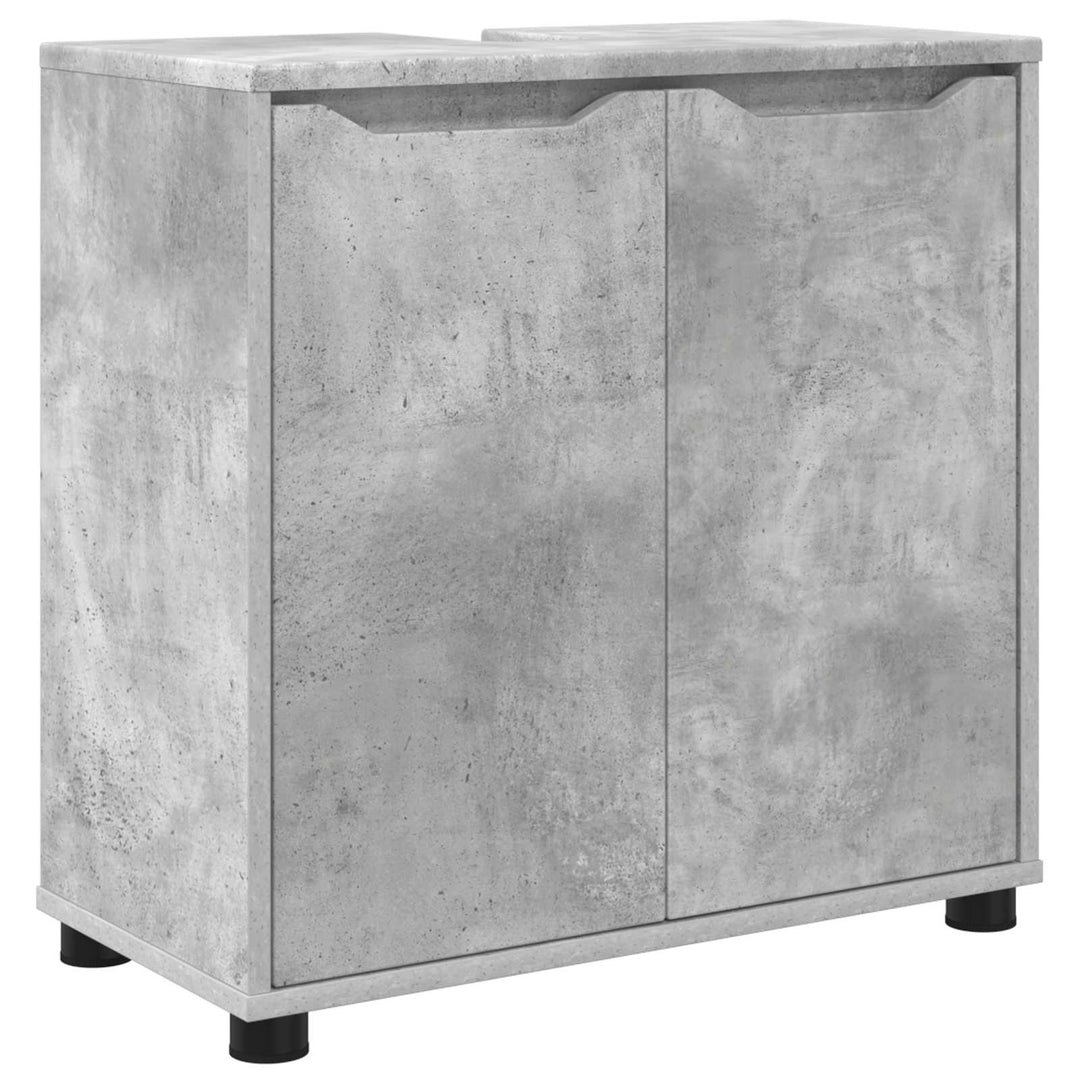 Badeværelse vaskeskab Beton Grå 60 x 30 x 60 cm Konstrueret træ