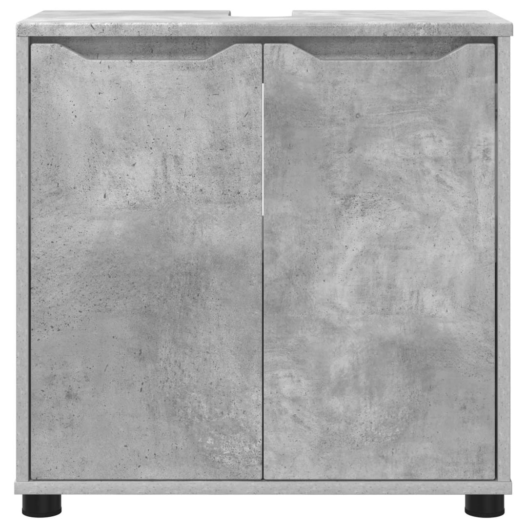 Badeværelse vaskeskab Beton Grå 60 x 30 x 60 cm Konstrueret træ