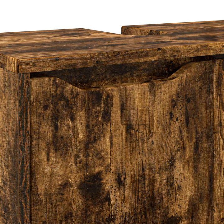 Badeværelse vaskeskab Røget eg 60 x 30 x 60 cm Konstrueret træ