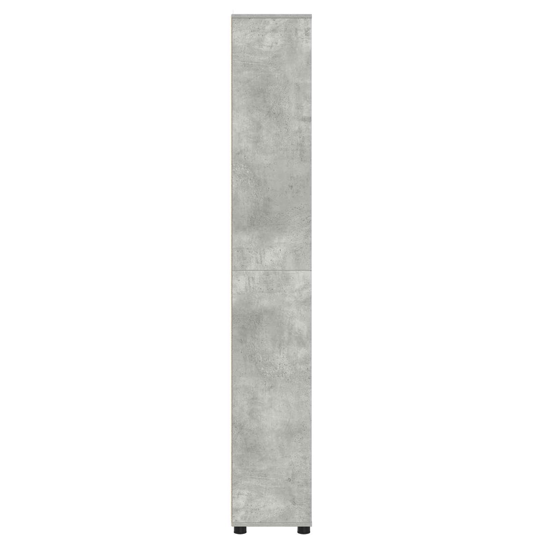 Badeværelsesskab Beton Grå 30,5 x 30 x 195 cm Konstrueret træ
