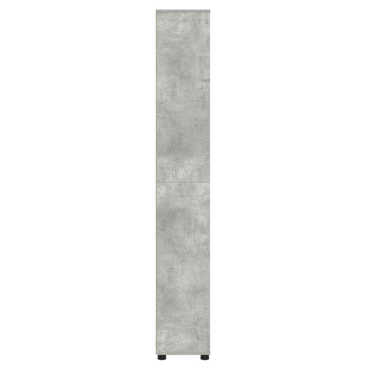 Badeværelsesskab Beton Grå 30,5 x 30 x 195 cm Konstrueret træ