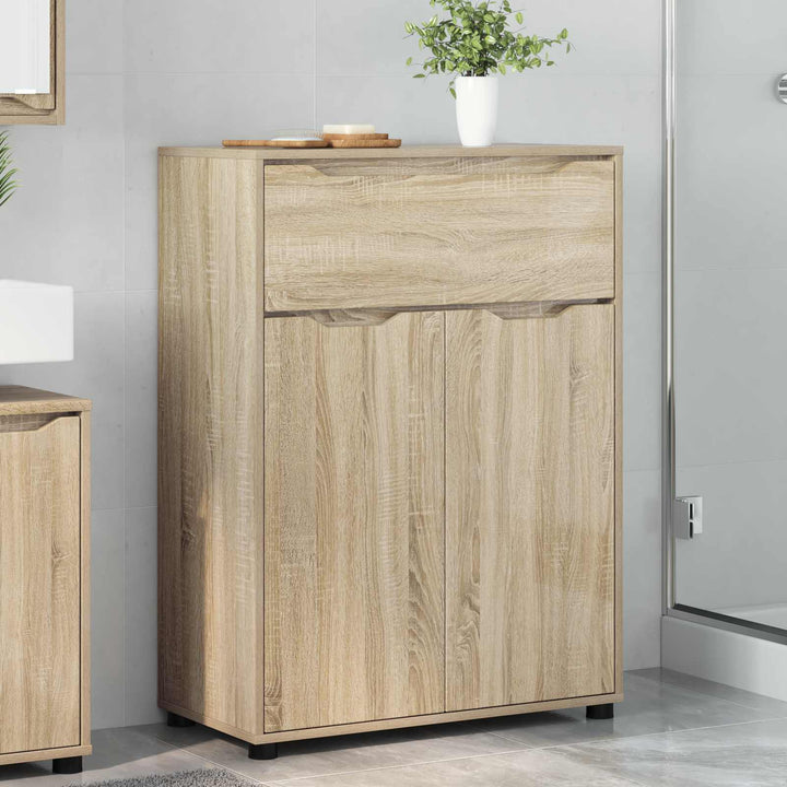 Badeværelsesskab Sonoma eg 72,5 x 36,5 x 100 cm Konstrueret træ