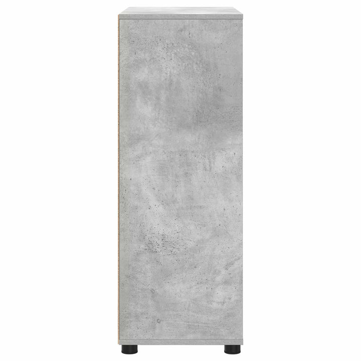 Badeværelsesskab Beton Grå 72,5 x 36,5 x 100 cm Konstrueret træ