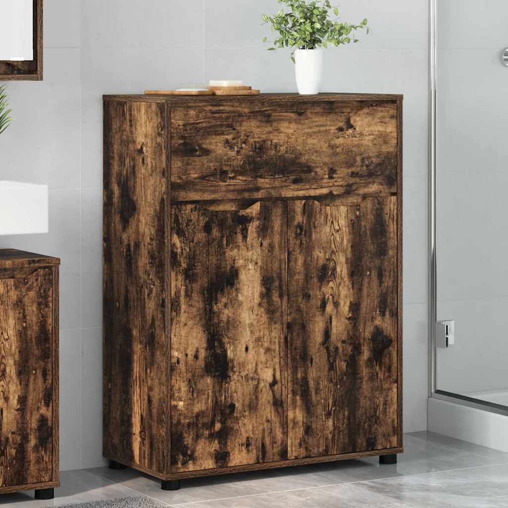 Badeværelsesskab Røget eg 72,5 x 36,5 x 100 cm Konstrueret træ