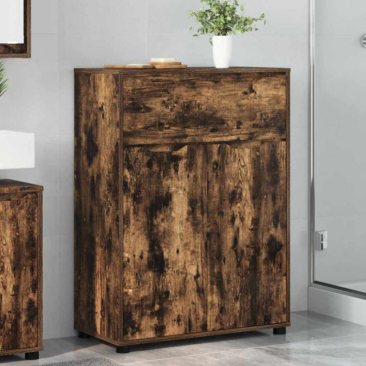 Badeværelsesskab Røget eg 72,5 x 36,5 x 100 cm Konstrueret træ