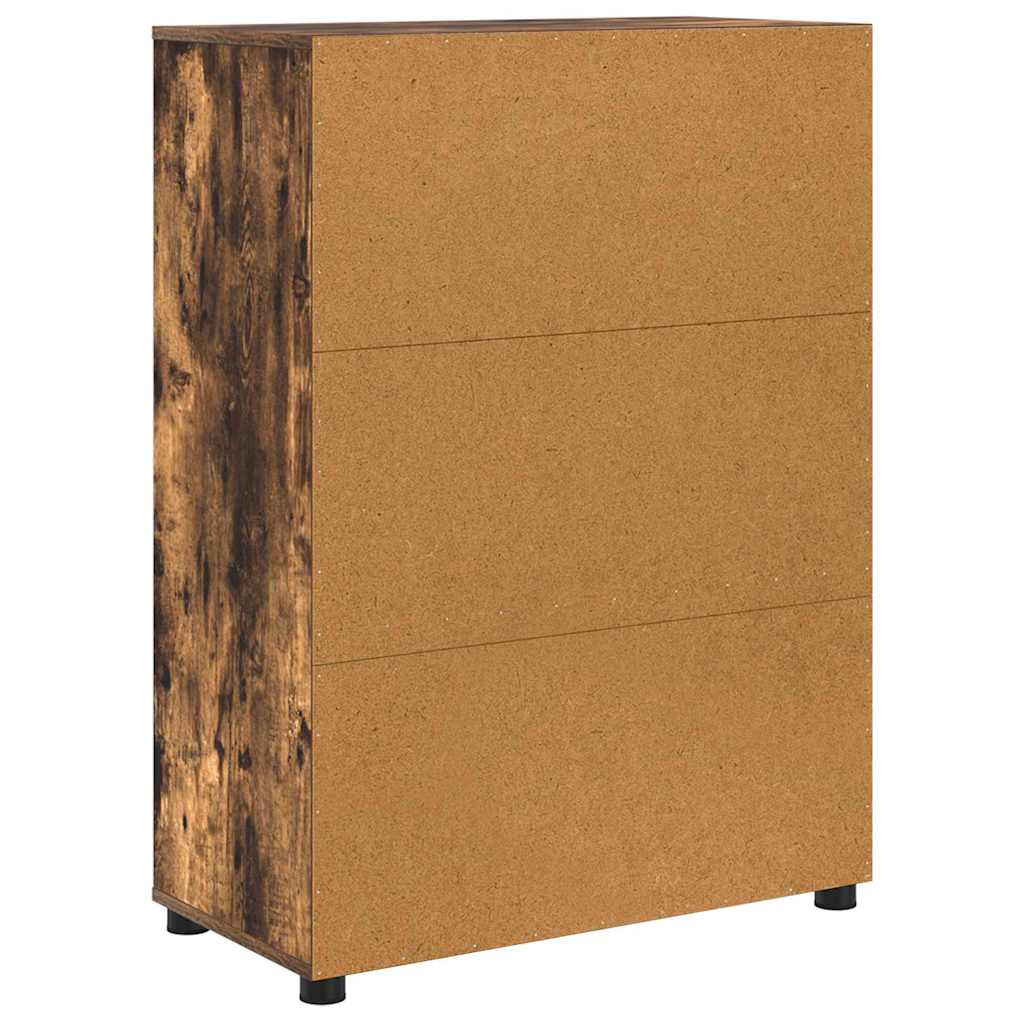 Badeværelsesskab Røget eg 72,5 x 36,5 x 100 cm Konstrueret træ