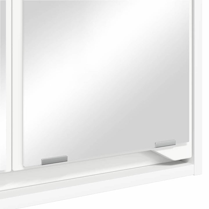 Badeværelsesspejlskab Hvid 60 x 20 x 60 cm Konstrueret træ