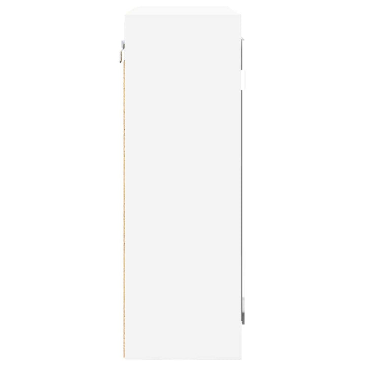 Badeværelsesspejlskab Hvid 60 x 20 x 60 cm Konstrueret træ