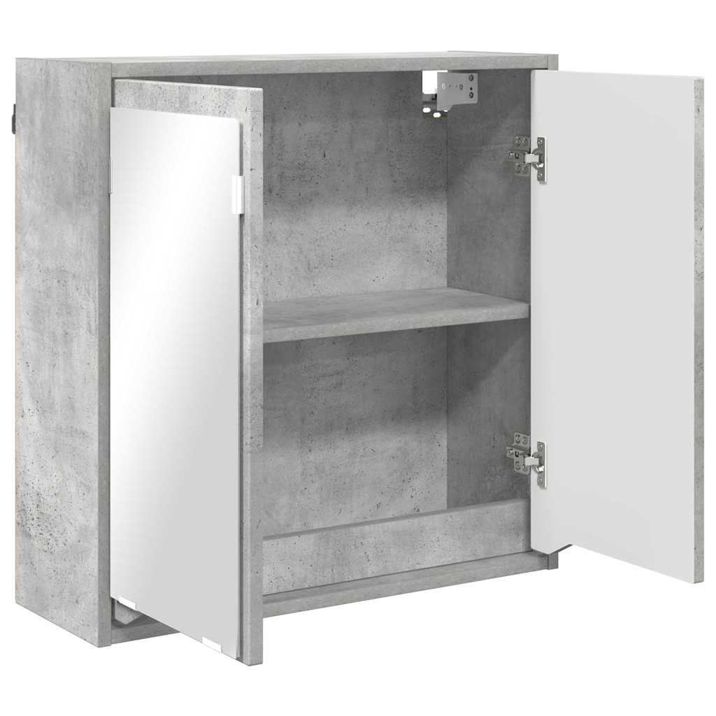 Badeværelsesspejlskab Beton Grå 60 x 20 x 60 cm Konstrueret træ