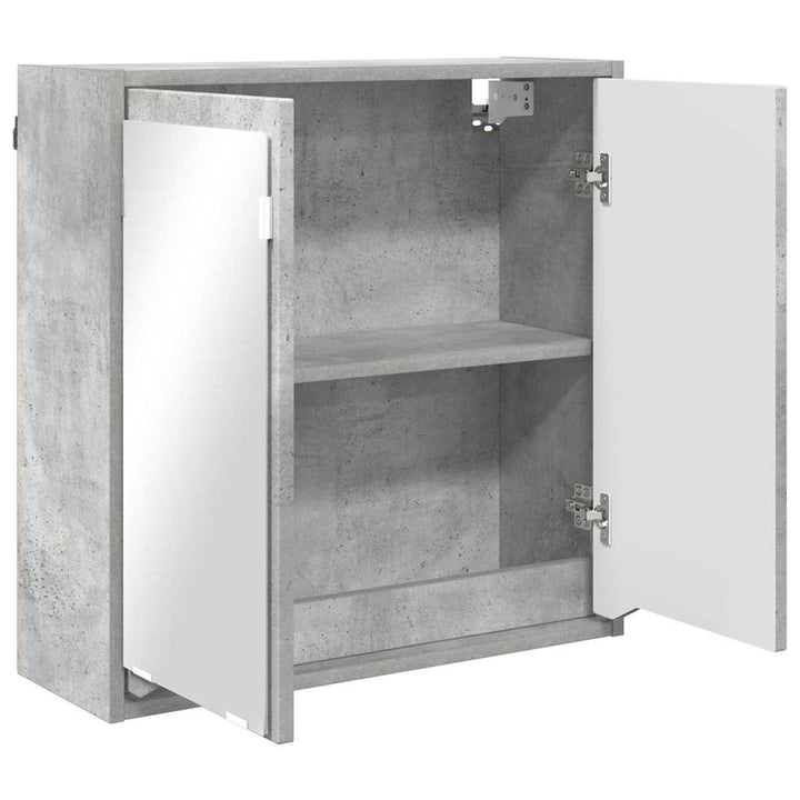 Badeværelsesspejlskab Beton Grå 60 x 20 x 60 cm Konstrueret træ