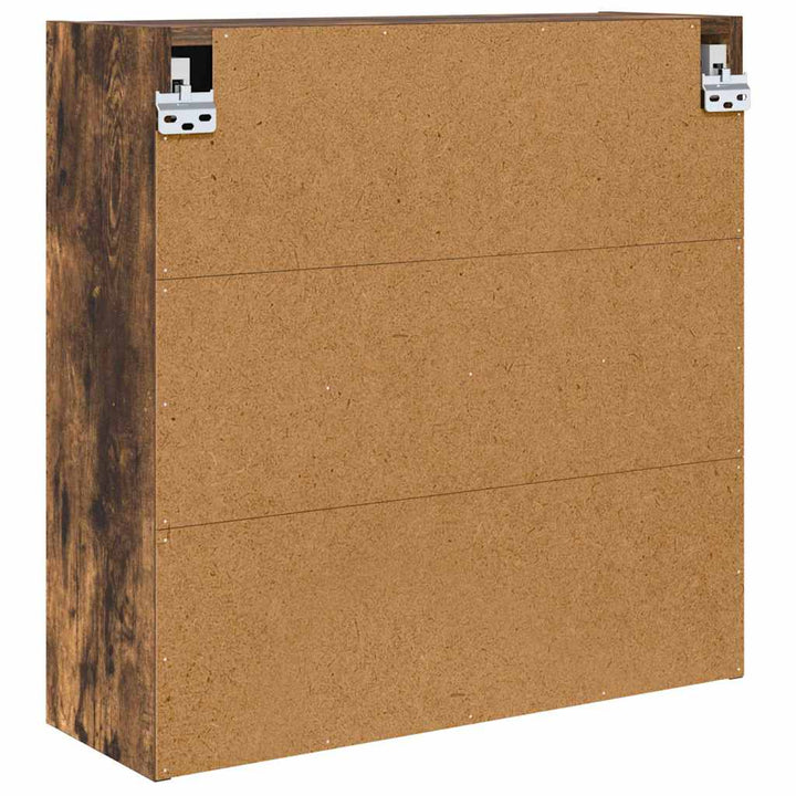 Badeværelsesspejlskab Røget eg 60 x 20 x 60 cm Konstrueret træ
