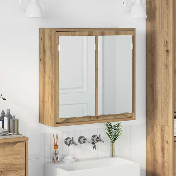 Badeværelsesspejlskab Artisan Egetræ 60 x 20 x 60 cm