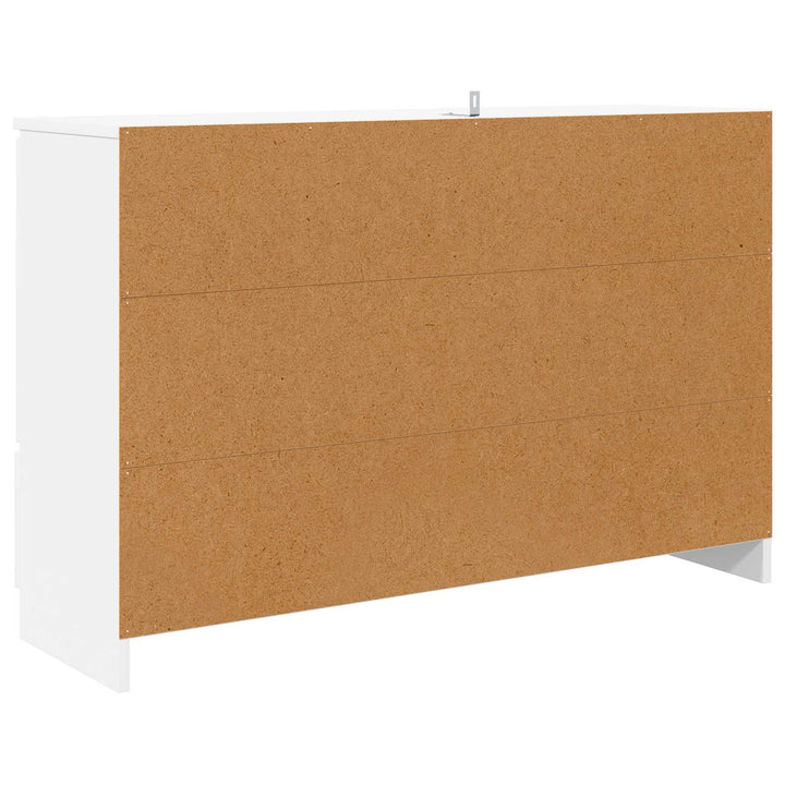 Sideboard med skuffe Hvid 100 x 30 x 65,6 Konstrueret træ