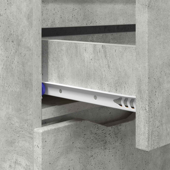 Sideboard Beton Grå 100 x 30 x 65,6 Konstrueret træ
