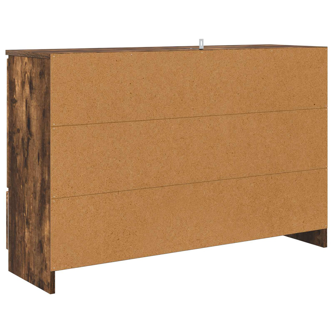 Sideboard med skuffe Røget eg 100 x 30 x 65,6 Konstrueret træ