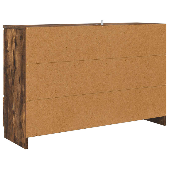 Sideboard med skuffe Røget eg 100 x 30 x 65,6 Konstrueret træ