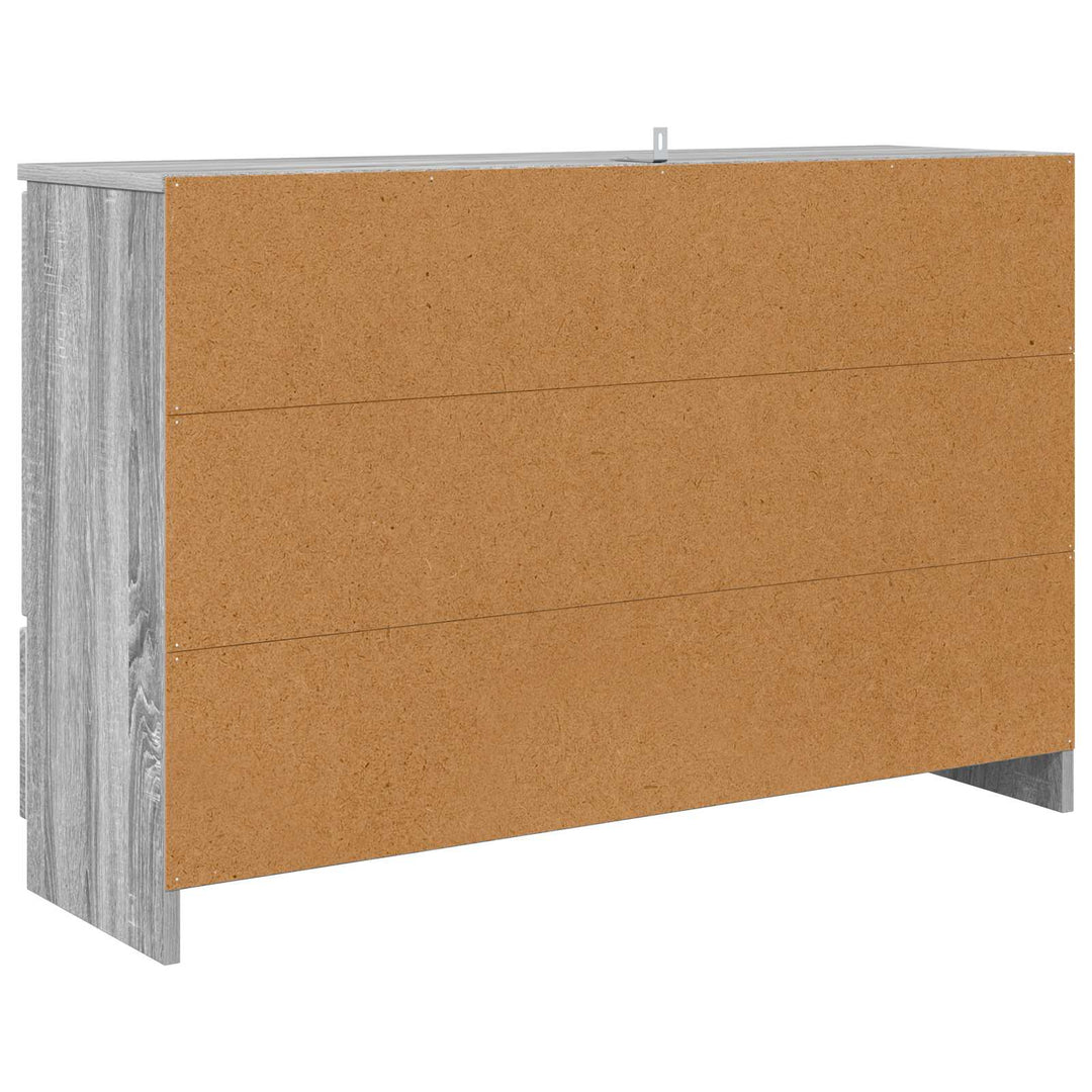 Sideboard med skuffe Grå Sonoma 100 x 30 x 65,6 Konstrueret træ