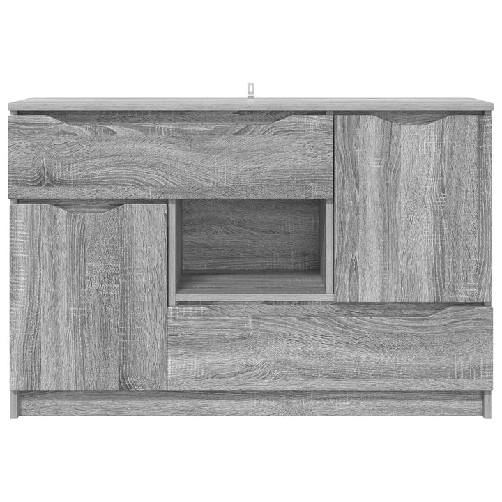 Sideboard Grå Sonoma 100 x 30 x 65,6 Konstrueret træ