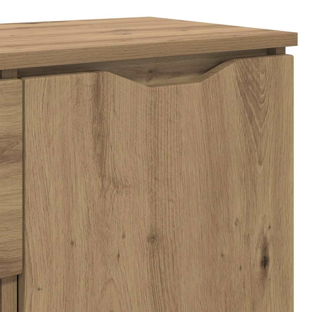 Sideboard Artisan Egetræ 100 x 30 x 65,6 Konstrueret træ