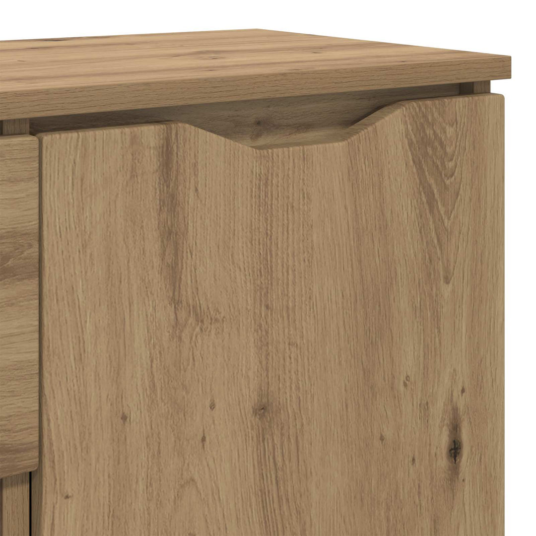 Sideboard Artisan Egetræ 100 x 30 x 65,6 Konstrueret træ