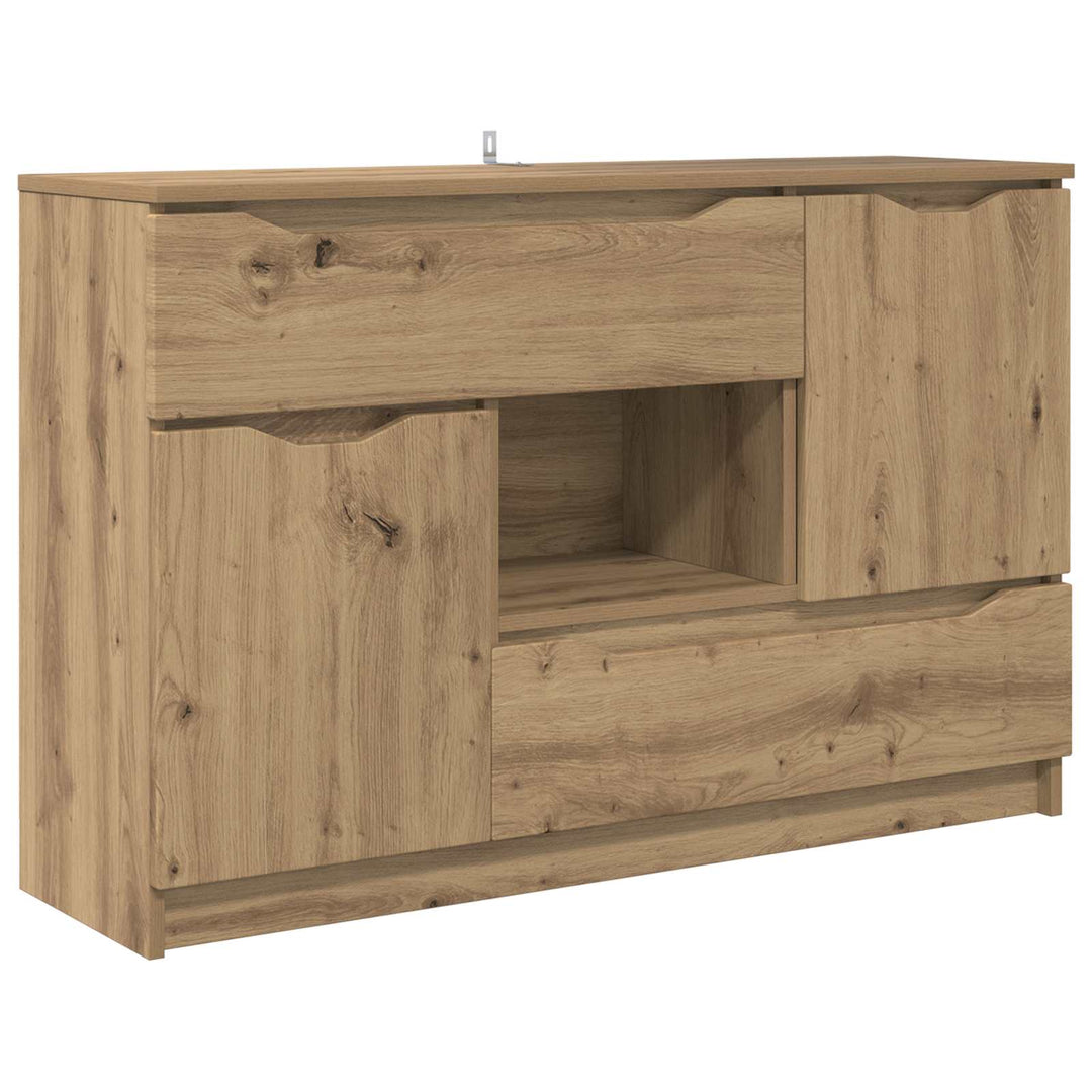 Sideboard Artisan Egetræ 100 x 30 x 65,6 Konstrueret træ