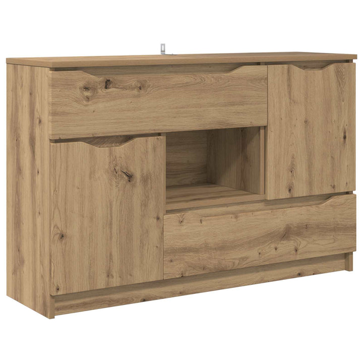 Sideboard Artisan Egetræ 100 x 30 x 65,6 Konstrueret træ