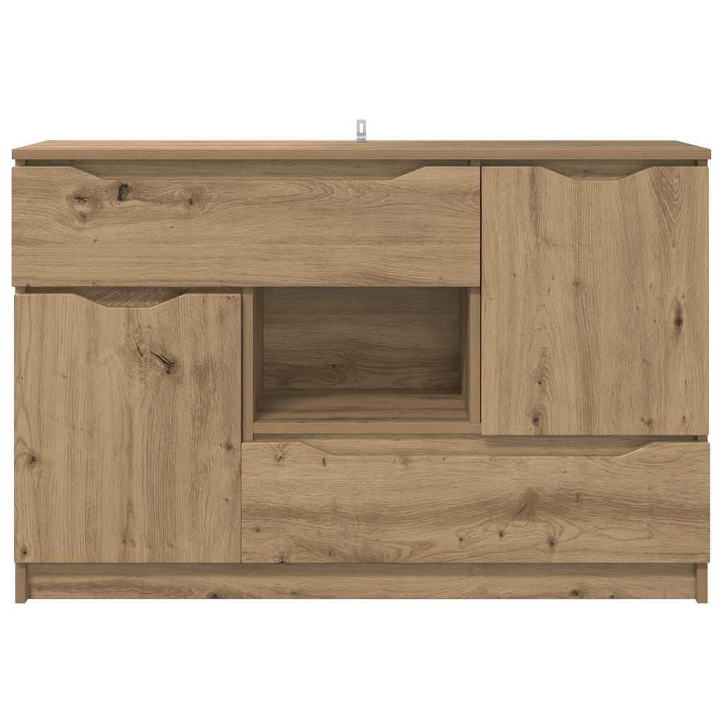 Sideboard Artisan Egetræ 100 x 30 x 65,6 Konstrueret træ
