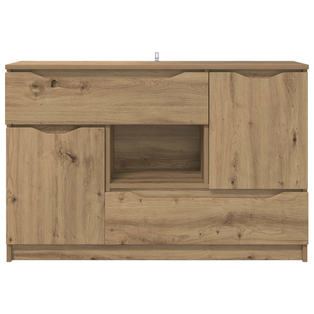 Sideboard Artisan Egetræ 100 x 30 x 65,6 Konstrueret træ