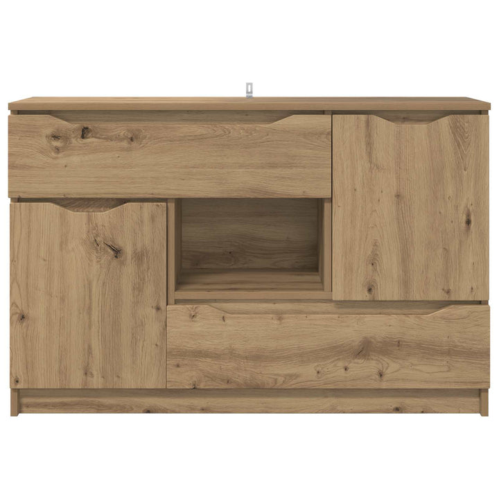 Sideboard Artisan Egetræ 100 x 30 x 65,6 Konstrueret træ