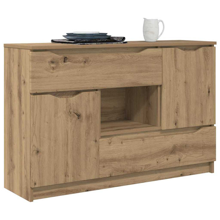 Sideboard Artisan Egetræ 100 x 30 x 65,6 Konstrueret træ