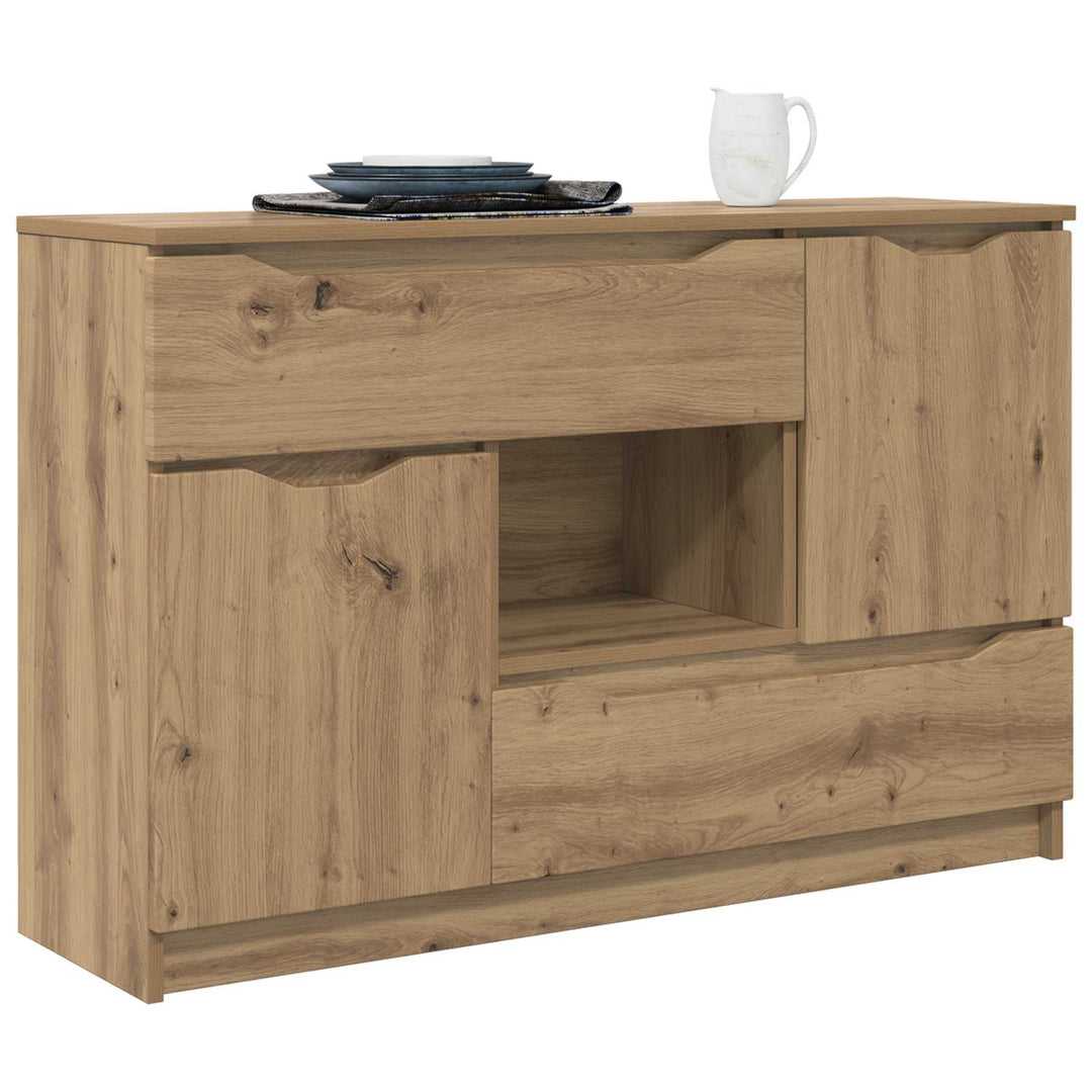Sideboard Artisan Egetræ 100 x 30 x 65,6 Konstrueret træ