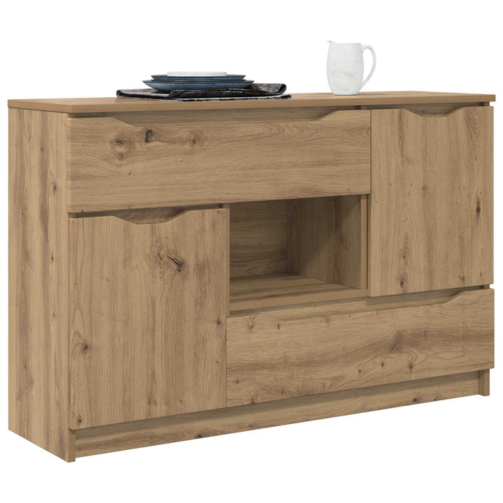 Sideboard Artisan Egetræ 100 x 30 x 65,6 Konstrueret træ