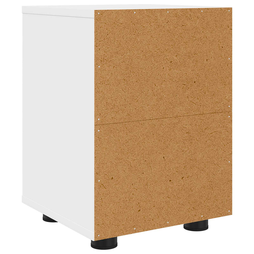 Sengebord Hvid 30,5 x 30 x 43 cm Konstrueret træ